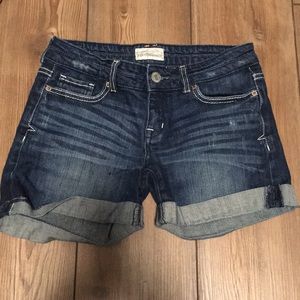 Denim shorts